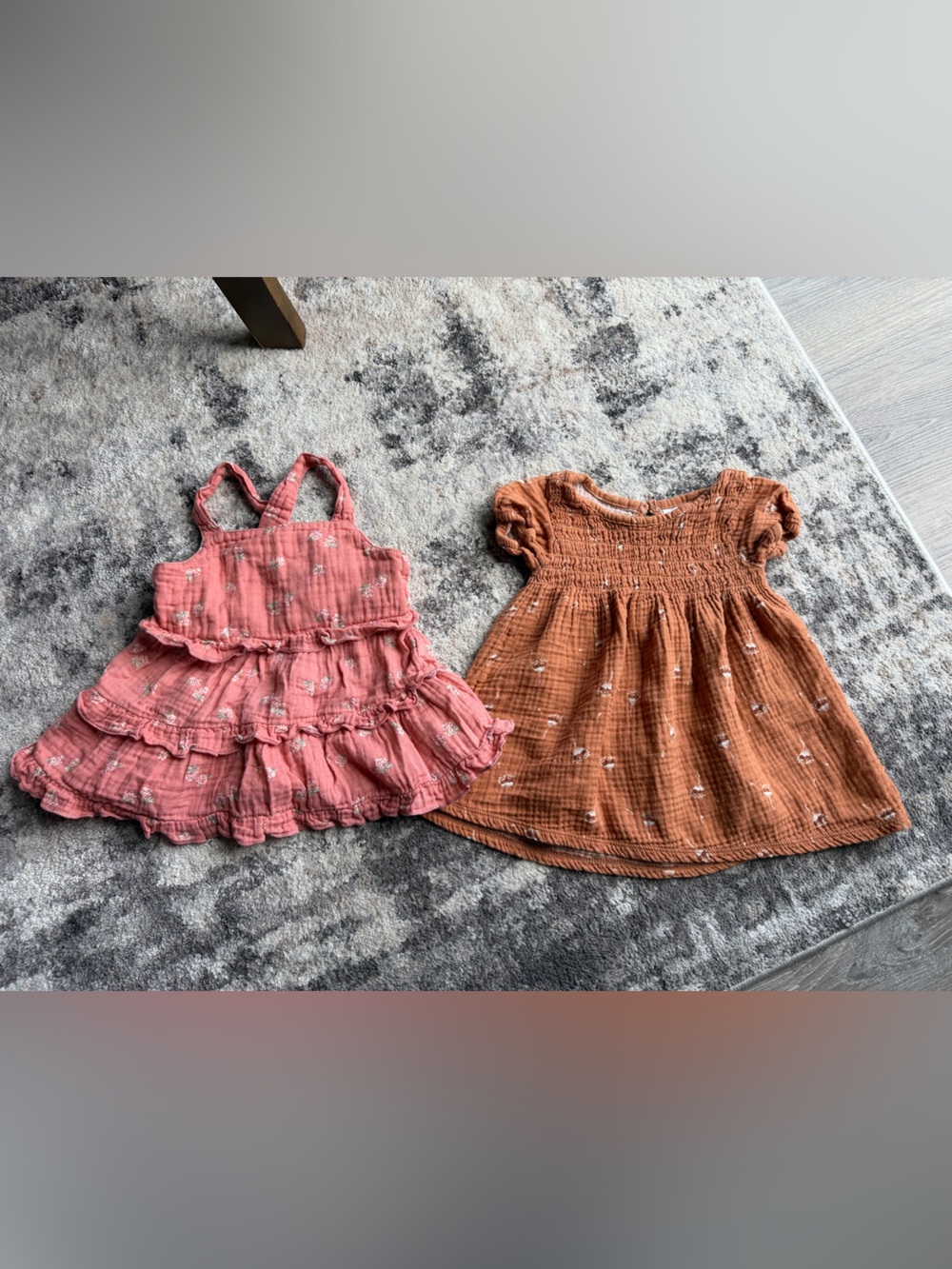 Two 18m shirts gauze material